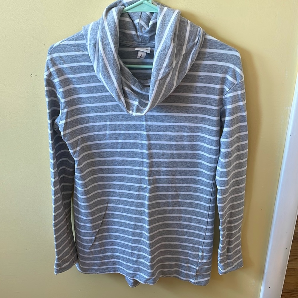 Longer striped shirt